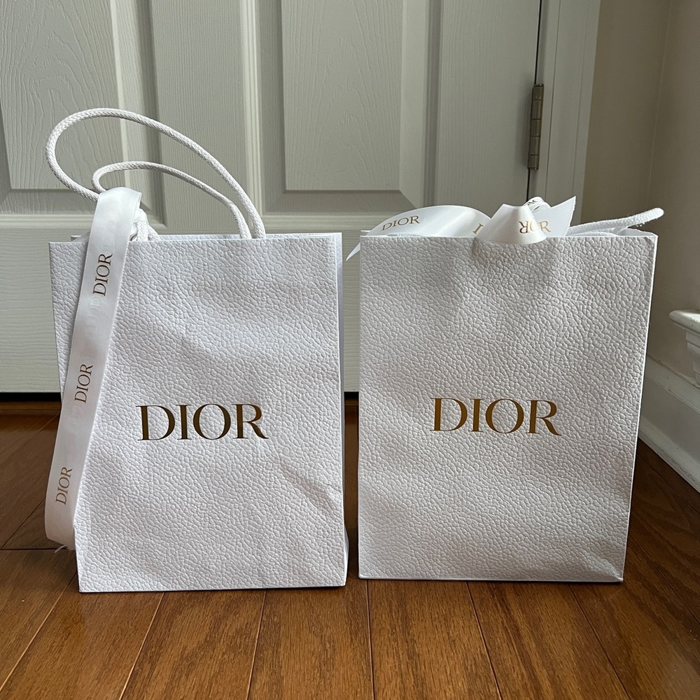 Dior shopping bags